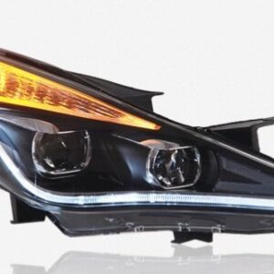 Hyundai Sonata YF оптика передняя тюнинг,  ксенон с DRL  стиль TLZ