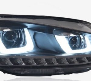 Volkswagen Golf 7 оптика передняя альтернативная TLZ с бегущим указателем поворотов