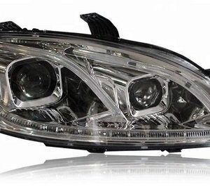 Chevrolet Lacetti 5 дверей хэтчбек оптика передняя хром  Benz W212 / Led headlights  Benz style W212