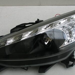 Peugeot 207 оптика передняя черная LED