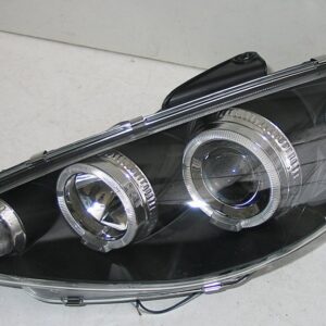 Peugeot 206 оптика передняя черная