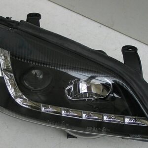 Opel Astra G оптика передняя черная LED