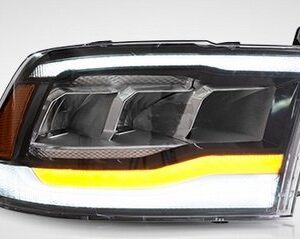 Dodge Ram 1500 Classic 2009+ оптика передняя альтернативная FULL LED стиль YZ1