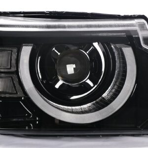 Range Rover Sport L320 2010+ оптика передняя Full LED черная стиль Defender