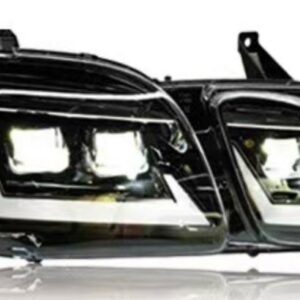 Lexus LX470 1998+ оптика передняя Full LED черная ZW