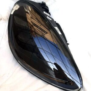 Porsche Cayenne 958 2011+ оптика передняя FULL LED тюнинг 2023+ look  черная SJC