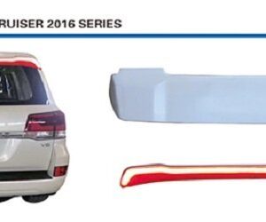 Toyota Land Cruiser 200 2016+ спойлер задний с LED стоп сигналом и динамическими указателями поворотов белый