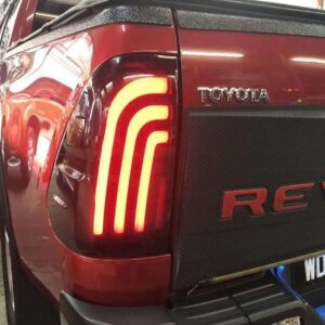 Toyota Hilux Revo 2014 оптика задняя тюнинг LED черная WC