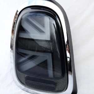Mini Cooper F55/ F56/ F57 оптика задняя LED Union Jack с молдингом  стиль черная