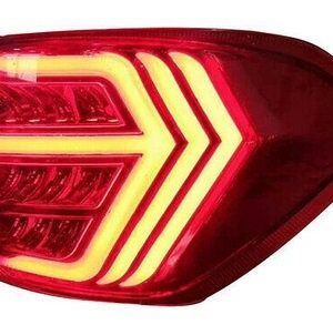 Ford Ecosport 2013+ альтернативная задняя LED светодиодная оптика красная