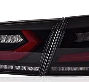 Mitsubishi Lancer X оптика задняя черная стиль Corvette C7 CP