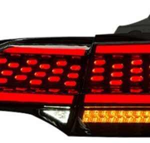 Tesla Model 3 оптика задняя красно черная LED SET стиль ZW