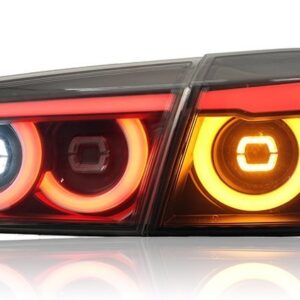 Mitsubishi Lancer X оптика задняя черная стиль JDM CP
