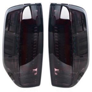 Nissan Navara D40 2005+ оптика задняя LED альтернативная тюнинг черная стиль  LG