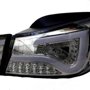 Hyundai Elantra MD оптика задняя хром 100% LED WH